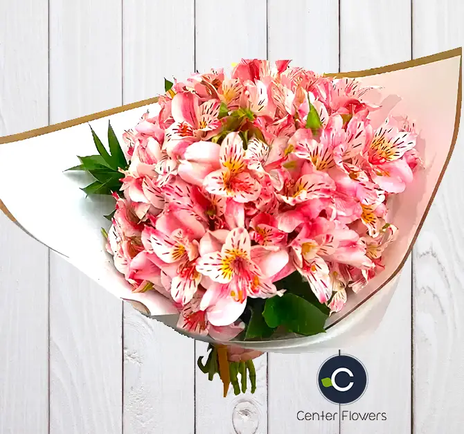 RAMO-CON-ALSTROMELIAS Ramo de Alstroemerias - Imagen 1