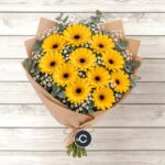 Ramo de 12 Gerberas Amarillas
