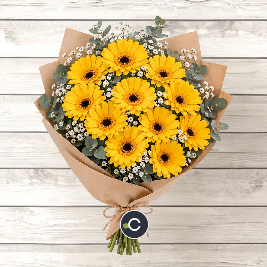 WhatsApp Image 2026-09-16 at 19.41.41 Ramo de 12 Gerberas Amarillas - Imagen 1